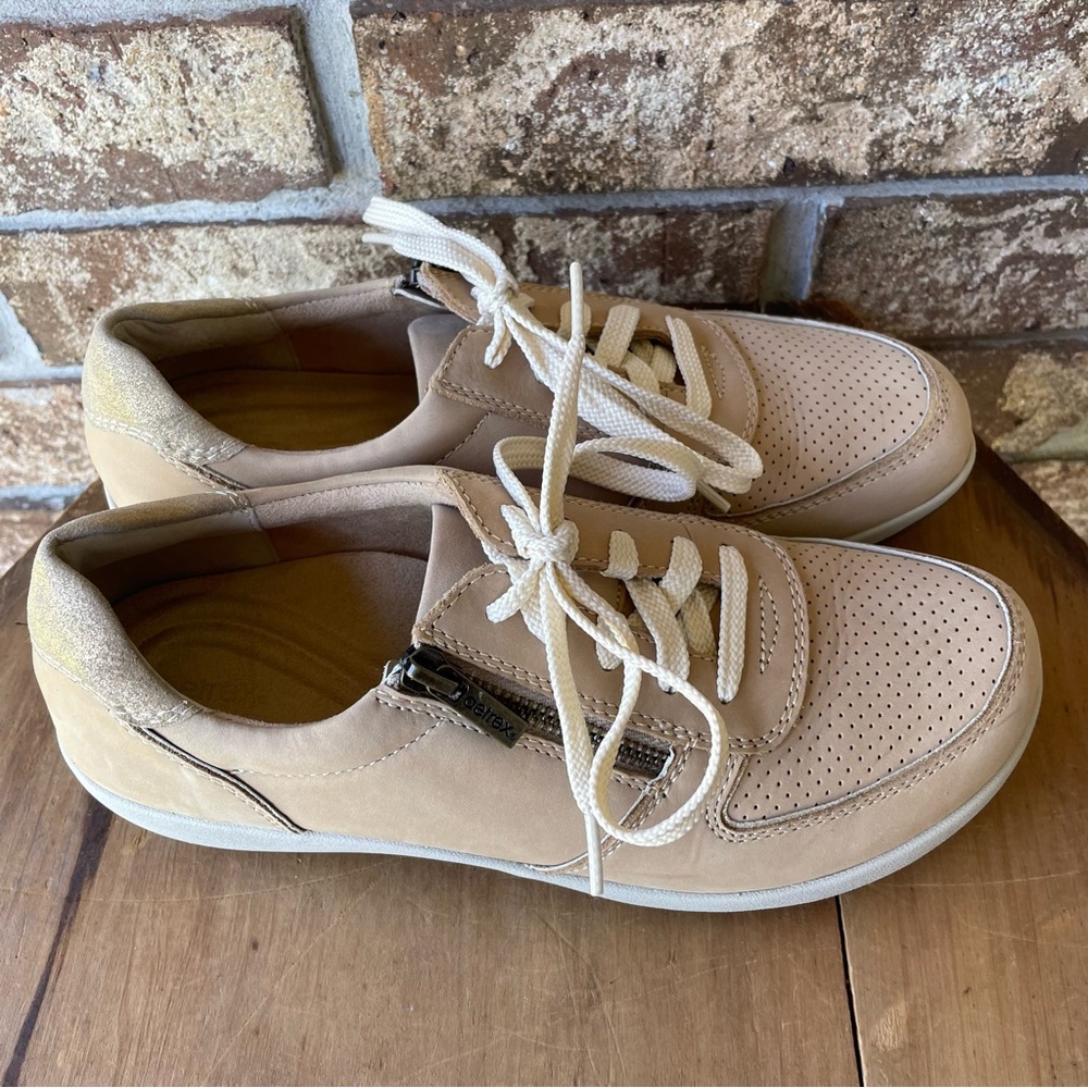 Aetrex Ivy Arch Support Sneaker Women’s Size 8.5 Champagne Color Beautiful! - Picture 6 of 8